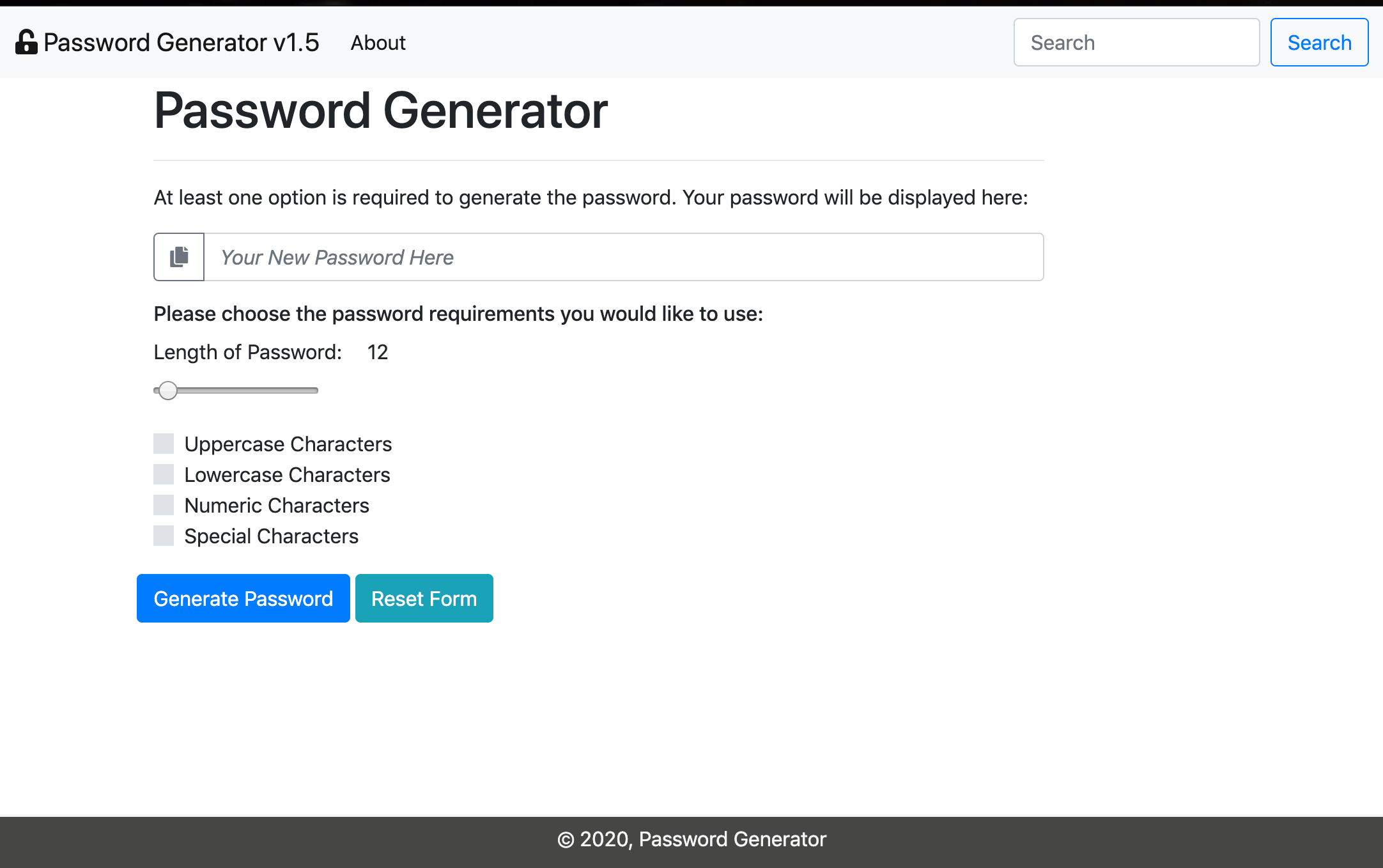PasswordGenerator